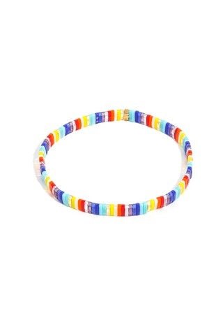 Rainbow Beaded Bracelet (Each)