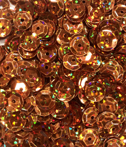 8mm Cup Sequins - Gold Spotlight (Pack)