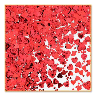 Red Hearts Confetti .5oz (Pack)