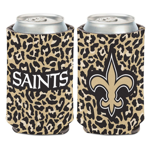 New Orleans Saints Leopard Can Cooler (Each)