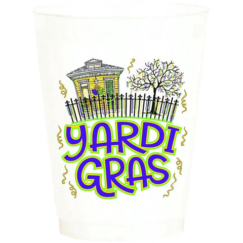 40oz Mardi Gras Marching Boot - Double Wall Insulated Stainless