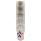 16oz Patriotic Fleur De Lis Frost Flex Cups (Sleeve of 25)