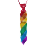 Rainbow Beaded Tie (Each)