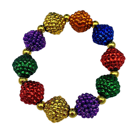 7" Rainbow Berry Bracelet (Each)