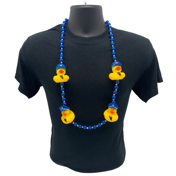 rubber duck mardi gras necklace