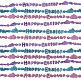 33" Happy Easter Bunny Bead (Each)