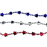 36" Small Star Bead Necklace (Each)