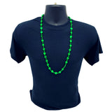 36" Four Clover Bead Necklace - Metallic Green (Each)