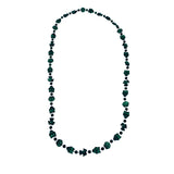 36" Mardi Gras Style Bead Necklace - Purple, Green and Gold (Each)