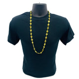 36" Mardi Gras Style Bead Necklace - Purple, Green and Gold (Each)