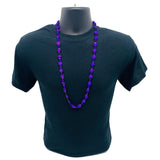 36" Mardi Gras Style Bead Necklace - Purple, Green and Gold (Each)