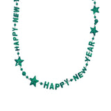 36" Happy New Year Bead Necklace - 6 Assorted Colors (Each)