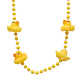 42" Yellow Rubber Duck Mardi Gras Beads (Each)