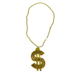 36" 7mm Gold with 5" Jumbo Dollar Sign (Each)