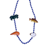 42" Crab, Fish, Shrimp and Clam Necklace (Each)