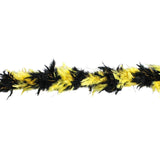 6' Black and Gold Sectional Boa (Each)