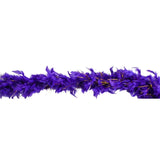 6' Purple Boa with Gold Tinsel (Each)