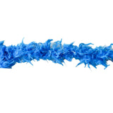 6' Turquoise Boa with Silver Tinsel (Each)
