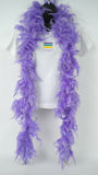 6' Lavender Boa with Silver Tinsel (Each)