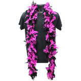 6' Black and Hot Pink Boa (Each)