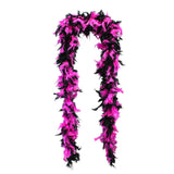 6' Black and Hot Pink Boa (Each)