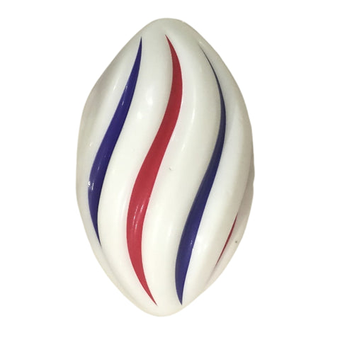7"  Red, White and Blue Spiral Foam Football (Sack of 40)