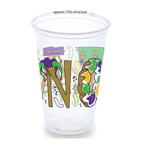 NOLA Mardi Gras Disposable Cup (Sleeve of 50)