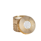 TESTER-Exotic Blossom & Basil Gilded Muse Faceted Jar Candle, 11oz (Each)