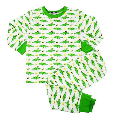 Mardi Gras Alligator Pajama Set (Each)