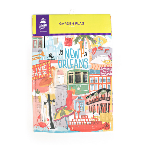 NOLA Collage Garden Flag (Each)