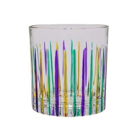 20oz Gold Disco Ball Glass with Lid and Straw (Each) – Mardi Gras Spot