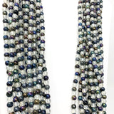 27" Clear and Multi Color Glass Bead Necklace (Dozen)