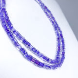 27" Purple Single Strand Glass Bead Necklace (Dozen)