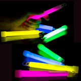 6" Glow Sticks - Assorted Colors (Pack of 25)