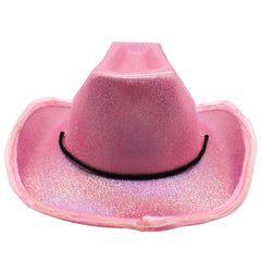 LED Pink Cowboy Hat (Each)