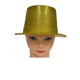 Gold Glittered Top Hat (Each)