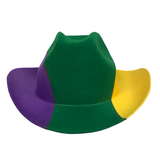 Purple, Green and Gold Cowboy Hat (Each)
