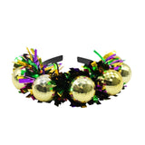 Mardi Gras Discoball Headband (Each)
