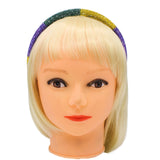 Mardi Gras Crystal Hard Headband (Each)