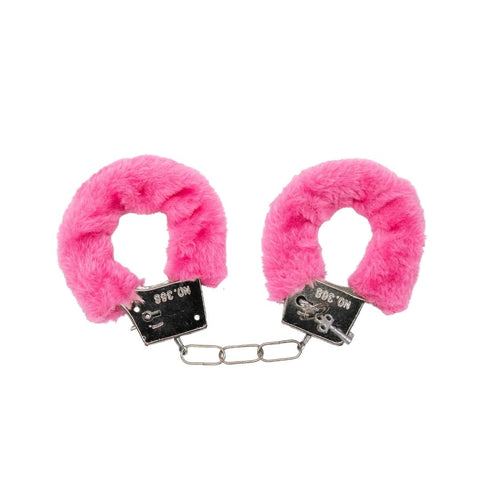 Hot Pink Fur Handcuffs (Each)