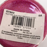 8oz Glitter - Electric Magenta (Each)