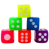 LED Assorted Color Dice with Multicolor Lights (Pack of 6)