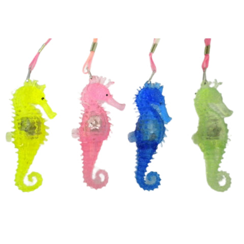 LED Seahorse Necklace - 4 Assorted Colors (Dozen)