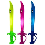 LED Flashing Shark Sword - 3 Assorted Colors (Each)
