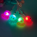 LED Octopus Necklace - Assorted Colors (Dozen)