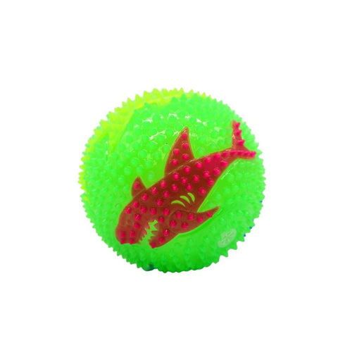 2.95" LED Knobby Shark Bounce Ball - Assorted Colors (Each)