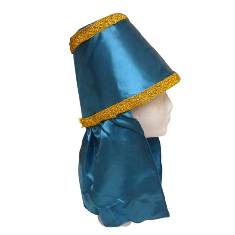 Marine Blue Costume Hat with Gold Braid Trim (Each)