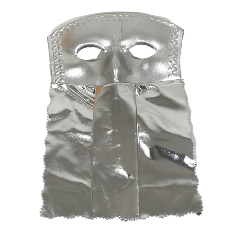 Silver Lame Mask with Elastic Band (Each)