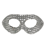 LED Silver Mask with 9 Flashing Lights (Each)