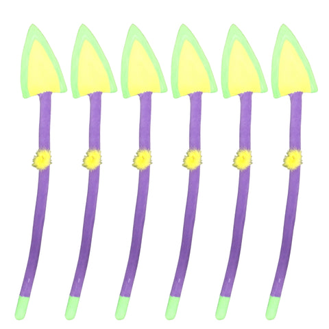 32" Mardi Gras Plush Spear (Pack of 6)